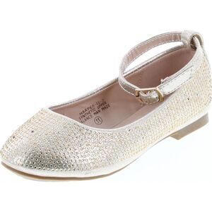 blossom girl HARPER-II-3 Gold Shimmer ChildG flats-shoes 13 NEW